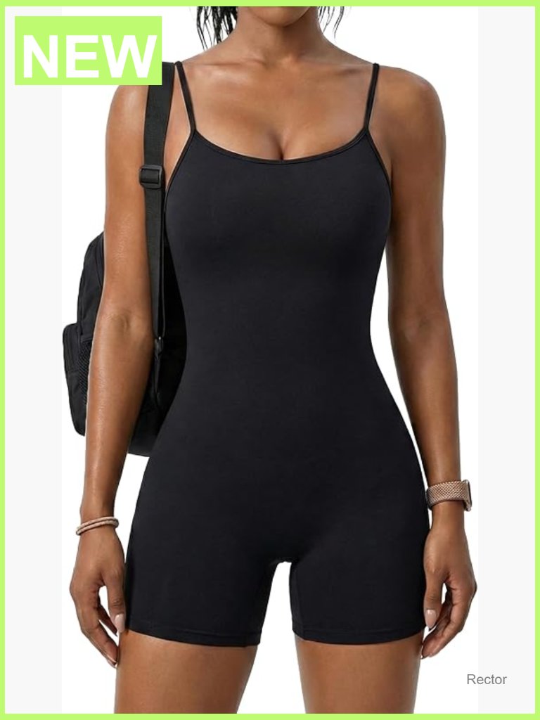Seamless One Piece Jumpsuit Romper Tummy Control Bodysuit Workout